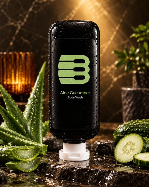 Aloe Cucumber Body Barrel body wash concept front