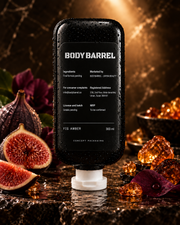 Fig Amber body wash concept back label