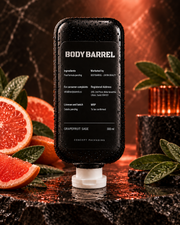 Grapefruit Sage body wash concept back label