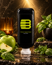 Green Apple Basil Body Barrel body wash concept front