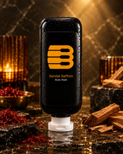 Sandal Saffron Body Barrel body wash concept front