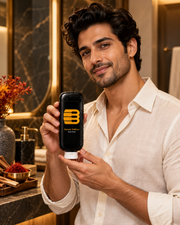 Sandal Saffron Body Barrel body wash concept lifestyle image