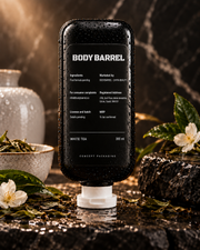 White Tea body wash concept back label